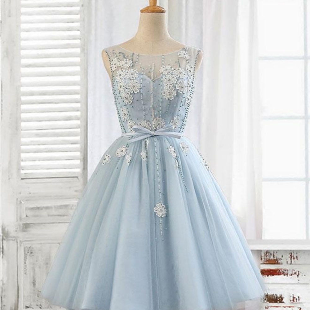 Light blue dress